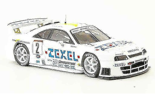 Nissan Skyline R33 1/43 Ebbro Zexel No.2 JGTC 1998 modelauto
