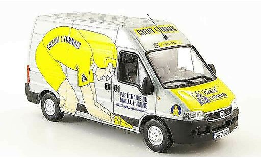 Fiat Ducato Kasten 1/43 Norev Credit Lyonnais Tour de France modelauto