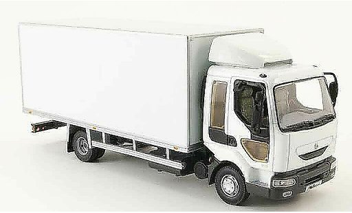 Renault Midlum Base 1/43 Norev wit koffer lkw modelauto