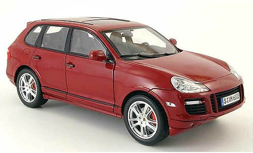 Porsche Cayenne GTS 1/18 Norev i rood 2007-2010 modelauto
