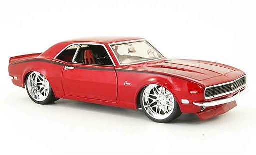 Chevrolet Camaro Z28 1/18 Hot Wheels rood tunigversion 1968 modelauto
