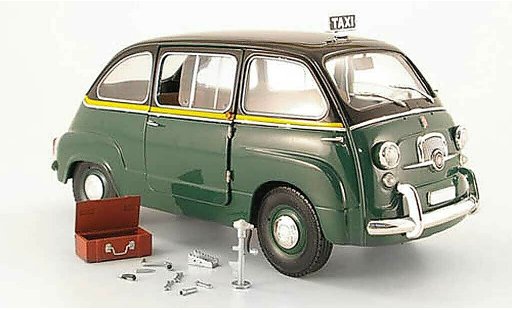 Fiat 600 Multipla 1/18 Mini Miniera d taxi rom 1960 modelauto