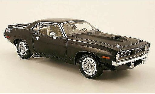 Plymouth Cuda 1970 1/18 Highway 61 aar zwart modelauto