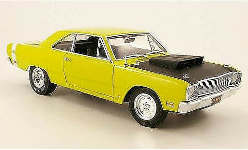 Dodge Dart 1968 1/18 Highway 61 superstock geelgroen/zwart modelauto