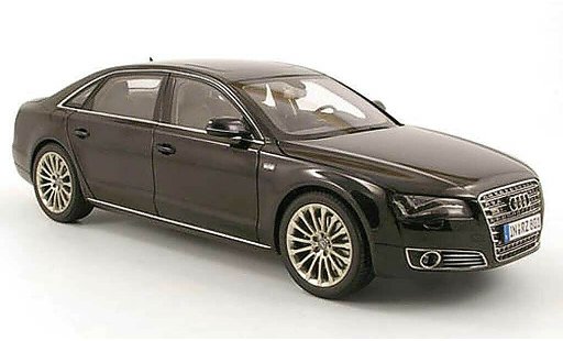 Audi A8 w12 l 1/18 Kyosho zwart 2010 modelauto