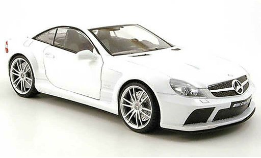 Mercedes B 65 1/18 Mondo Motors amg zwart series wit 2009 modelauto