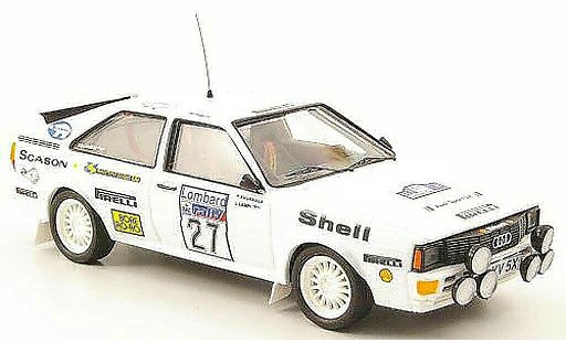 Audi Quattro rallye 1/43 Trofeu No.27 Lampi/Kuukkala RAC Rally 1982 modelauto