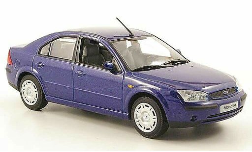 Ford Mondeo Stufenheck 1/43 Minichamps MKIII blauw modelauto