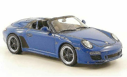 Porsche 911 S 1/43 Minichamps Speedster blauw 2010 modelauto
