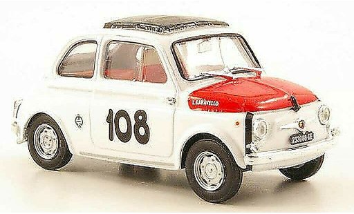 Fiat 595 Abarth 1/43 Brumm No.108 Coppa Gallega 1965 modelauto