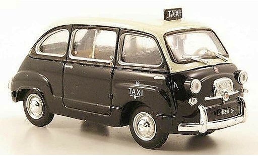 Fiat 600 Multipla 1/43 Brumm D Taxi Genua 1960 modelauto