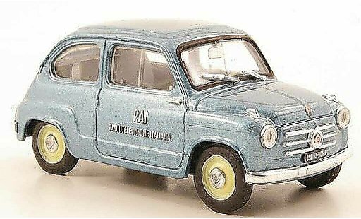 Fiat 600 Berlina 1/43 Brumm RAI 1960 modelauto
