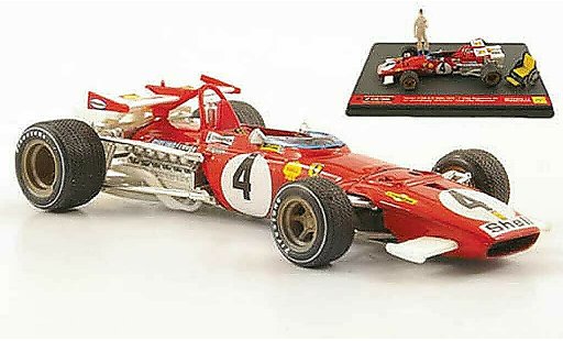 Ferrari 312 B 1/43 Brumm No.4 C.Regazzoni GItalien 1970 modelauto