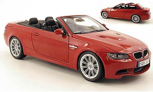 Bmw M3 Cabriolet 1/18 Kyosho E93 rood modelauto