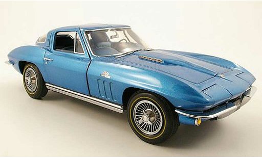 Chevrolet Corvette Coupe 1/18 GMP C2 blauw 1965 modelauto