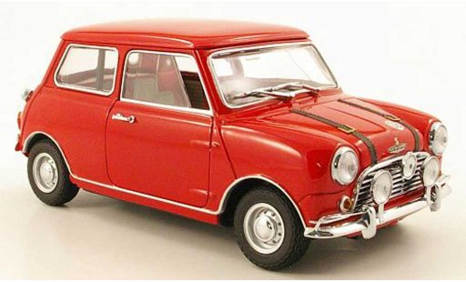 Austin Mini cooper s 1/18 Kyosho mk1 rood 1969 modelauto