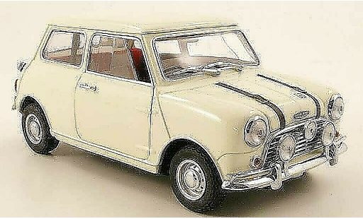 Austin Mini cooper s 1/18 Kyosho mk1 wit 1969 modelauto