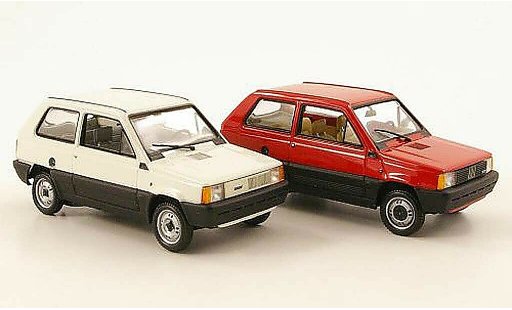 Fiat Panda Coffret 1/43 Minichamps 2er-Set 30 Jahre Jubilaum 1980 - 2010 modelauto