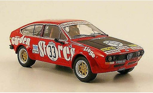 Alfa Romeo Alfetta gtv 2.0 1/43 M4 V Alfetta No.33 1000km Spa 1976 modelauto