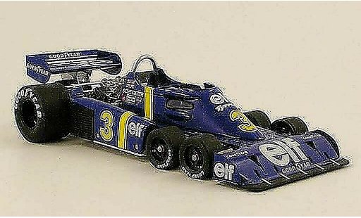 Tyrrell P34 1976 1/18 TrueScale Miniatures no.3. elf winnaar gp Zweden j.scheckter modelauto