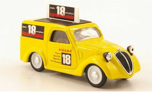 Fiat 500 B 1/43 Brumm Furgoncino Amaro 18 Isolabella 1946 modelauto