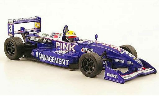 Dallara F396 course 1/43 Onyx No.3 roze Italienischer F3-Meister 1998 modelauto
