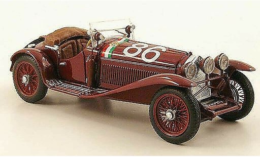 Alfa Romeo 1750 corsa 1/43 Brumm No.86 Campari / Marinoni Mille Miglia 1931 modelauto
