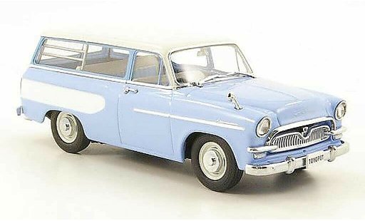 Toyopet Masterline Light Van 1/43 Ebbro blauw/wit 1959 modelauto