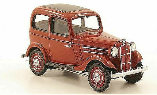 Datsun 17 Sedan 1/43 Ebbro rood 1938 modelauto