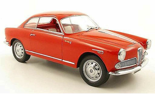 Alfa Romeo Giulietta sprint 1/18 Mini Miniera rood modelauto