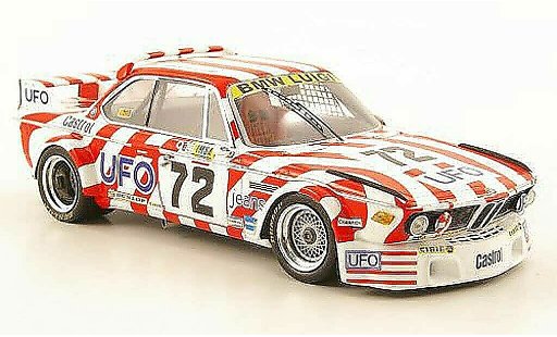Bmw 3.0 CSL 1/43 Spark No.72 UFO 24h Le Mans 1977 modelauto