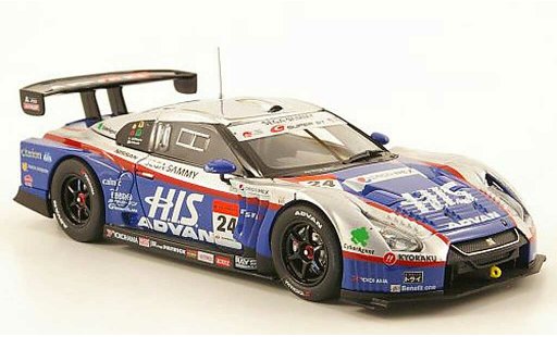 Nissan Skyline R35 1/43 Ebbro GT-R No.24 HIS Advan Super GT500 Sepang 2010 modelauto