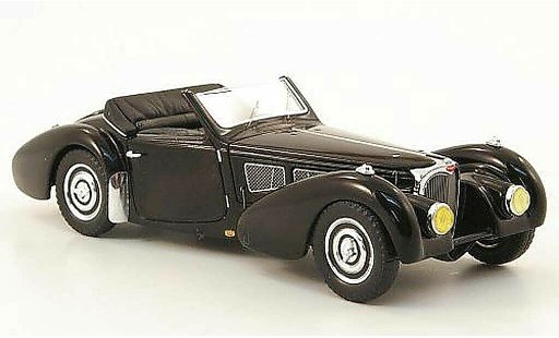Bugatti 57 S 1/43 Spark Gangloff zwart 1937 modelauto
