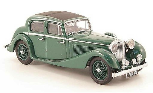 Jaguar SS Base 1/43 Oxford 2.5 litre groen modelauto