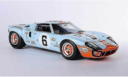 Ford GT40 Mk I 1/18 Spark GT 40 No.6 Gulf J.Ickx / J.olijfgroener 24h Le Mans 1969 modelauto