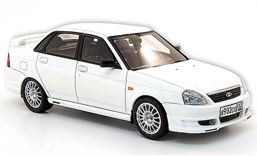 Lada Priora TMS 1/43 DIP Models wit 2010 modelauto