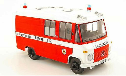 Mercedes L408 Base 1/43 Schuco pompier Dortmund - Rettungswagen modelauto