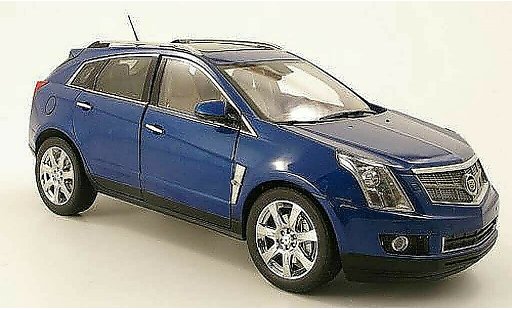 Cadillac SRX suv 1/18 Kyosho crossover blauw modelauto