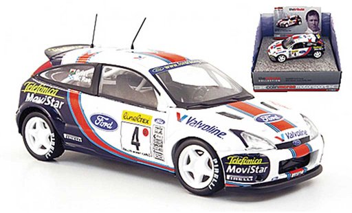 Ford Focus RS WRC 1/43 Vanguards No.4 /Telefonica McRae/Grijst Rally Monte Carlo 2001 modelauto