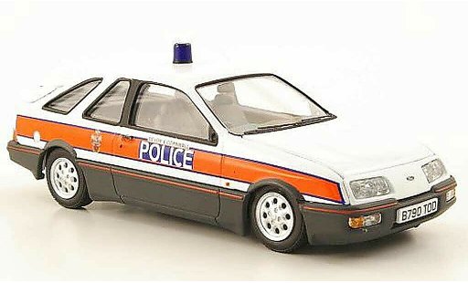 Ford Sierra XR4 1/43 Vanguards i Devon & Cornwall Politie Politie (GB) modelauto