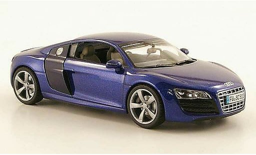 Audi R8 v10 1/43 Schuco 5.2 FSI blauw modelauto