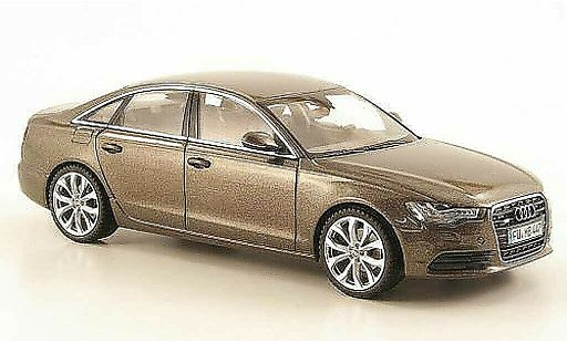 Audi A6 berline 1/43 Schuco Sedan (C7) grijs 2011 modelauto