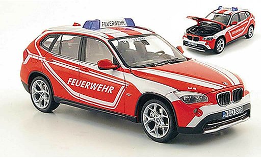 Bmw X1 E84 1/43 Schuco pompier modelauto