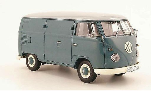 Volkswagen Combi Base 1/18 Schuco t1 bestelwagen blauw et grijs modelauto