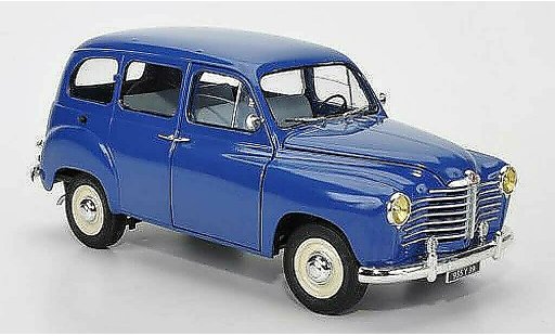 Renault Colorale Prairie 1/18 Solido blue 1953 modelauto