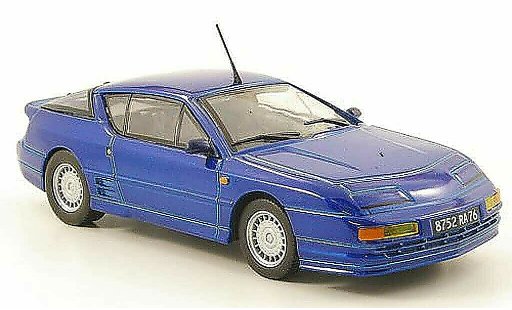 Alpine A610 turbo 1/43 Solido blauw 1991 modelauto