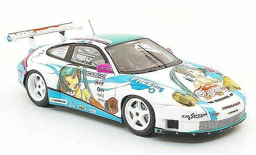 Porsche 911 GT3 RSR 1/43 Fujimi Good Smile Racing 2010 modelauto