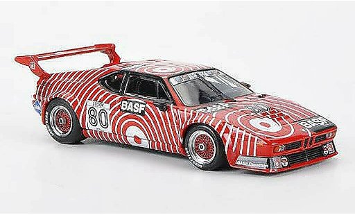 Bmw M1 1980 1/43 Minichamps No.80 Team GS Sport BASF H.J.stuk Serie modelauto