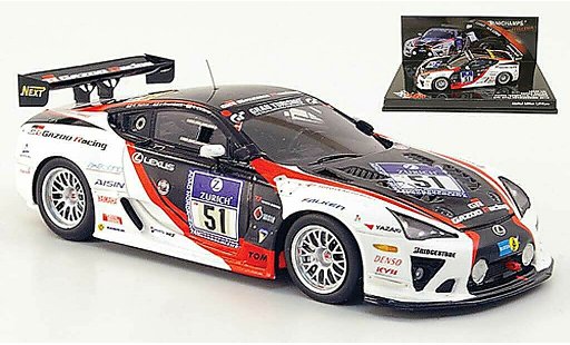 Lexus LFA Gazoo Racing 1/43 Minichamps No.51 24h ADAC Nurburgring 2010 modelauto