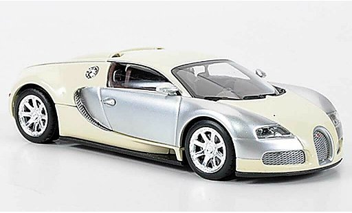 Bugatti Veyron Edition Centenaire 1/43 Minichamps Chrom/beige 2009 modelauto
